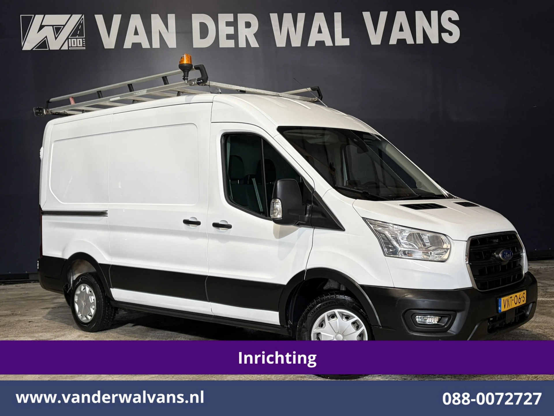 Ford Transit 2022 - 2.0 TDCI 130pk L2H2 Inrichting Euro6 Airco | Omvormer | Imperiaal | Camera | Apple Carplay afbeelding 1