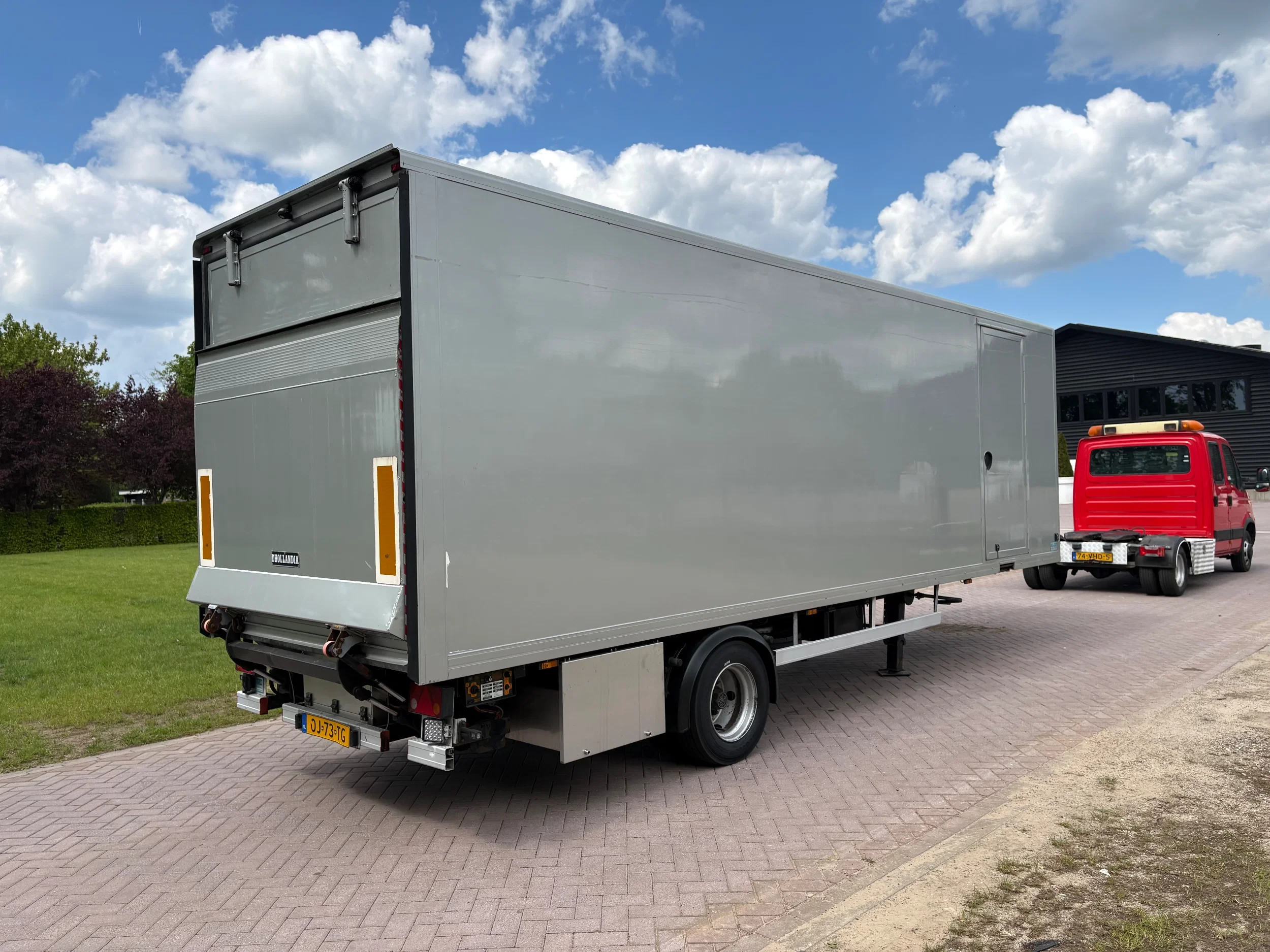 VAN 800-1D/225 LZC 2007 - Be oplegger 8 TON met laadklep 750 kg afbeelding 6