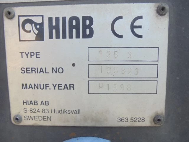 Hiab 1998 - 135/3 obrázek 4