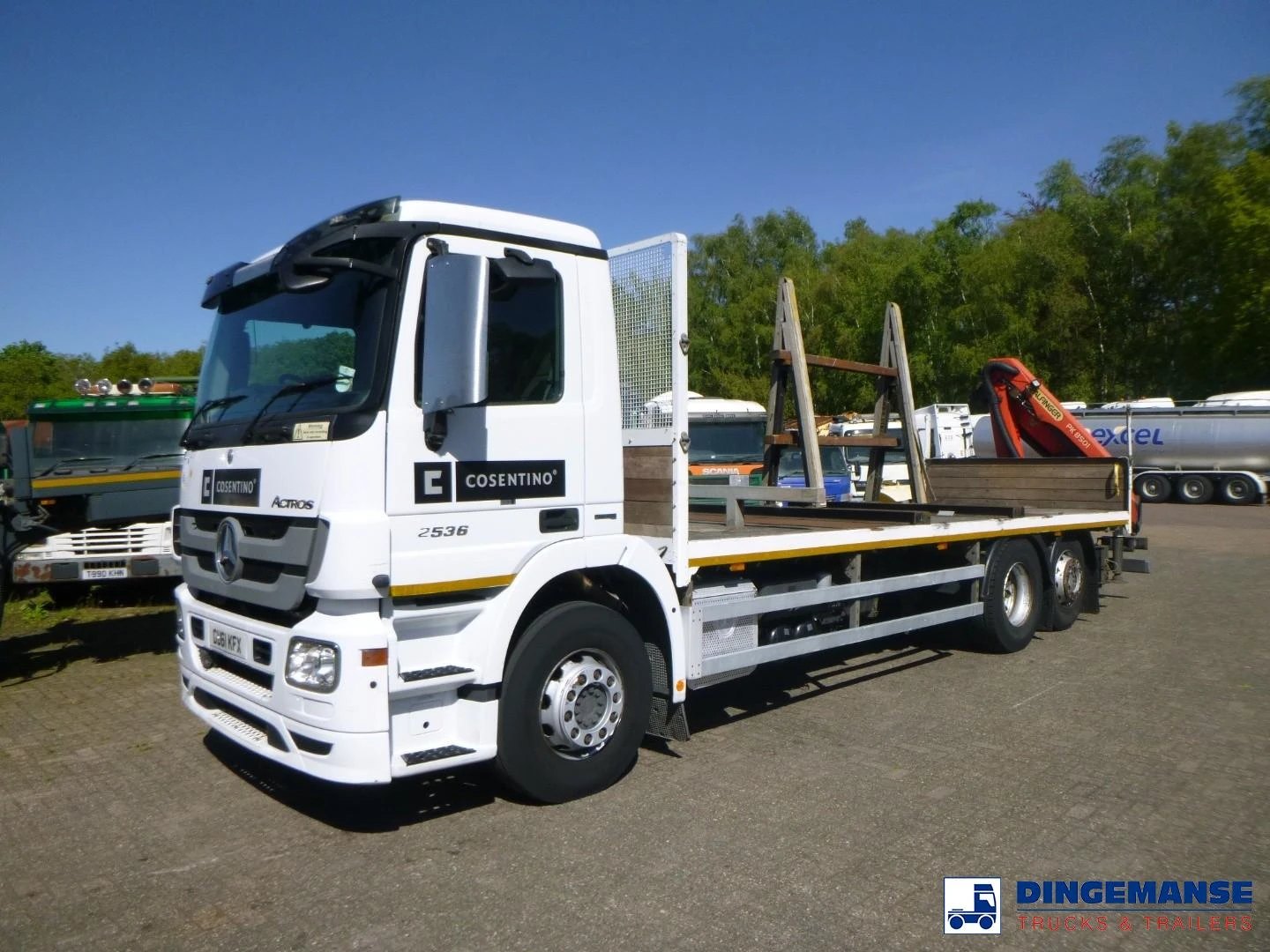 Mercedes-Benz Actros 2012 - 2536 6x2 RHD + Palfinger PK8501 zdjęcie 1