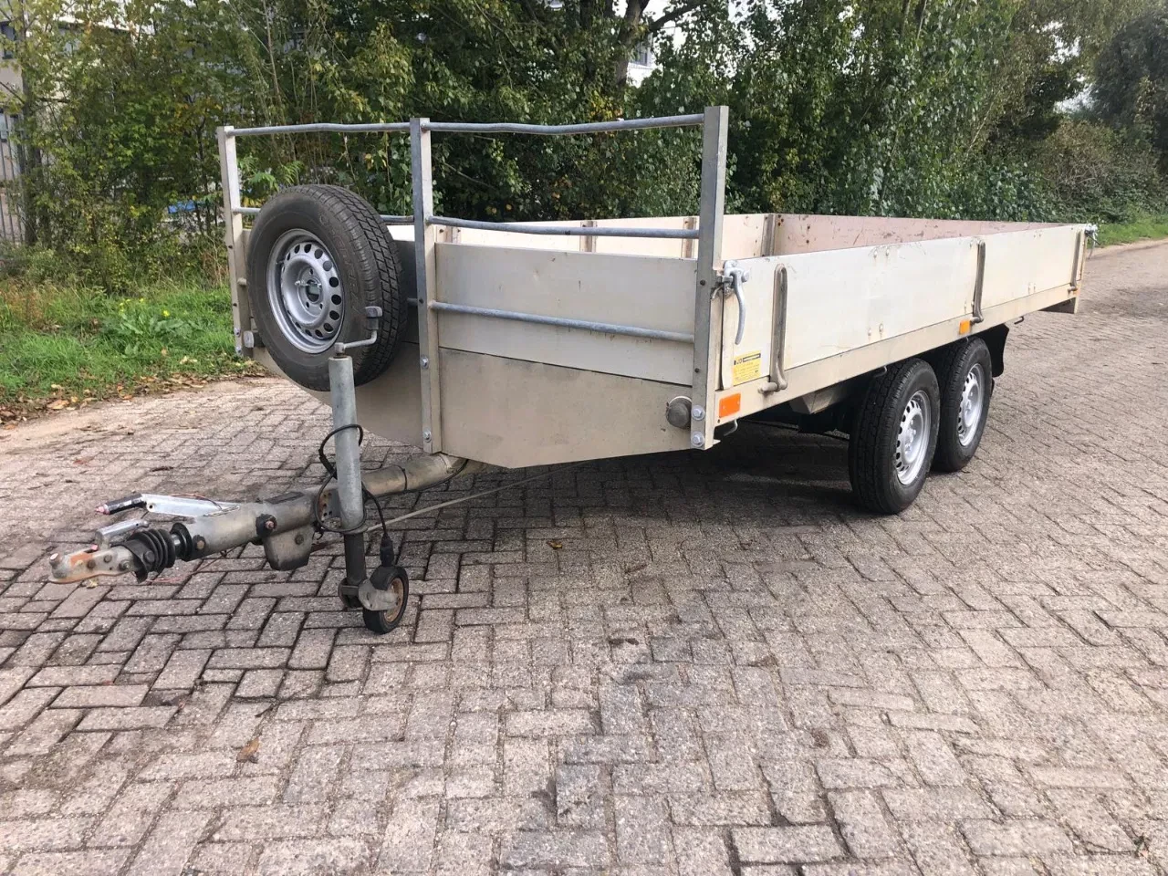 Trailer 1993 - 2 As Tandem as Aanhangwagen Open, WK-74-PX afbeelding 7