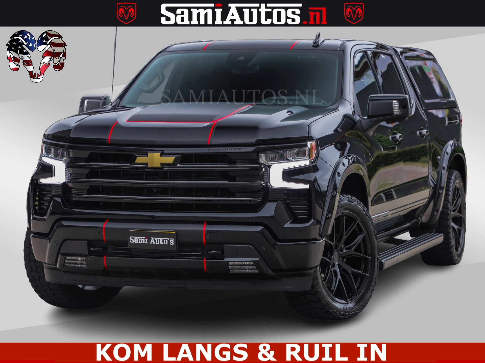 Chevrolet Silverado 2024 - HULK PACK | BEAST | HUIF | BLACK OPS | BOM VOL | GARANTIE TOT 24-01-2028 | DC 5 PERSOONS | afbeelding 1