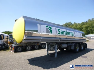 LAG Chemical (non-ADR) tank inox 25 m3 / 4 comp 1988 te koop