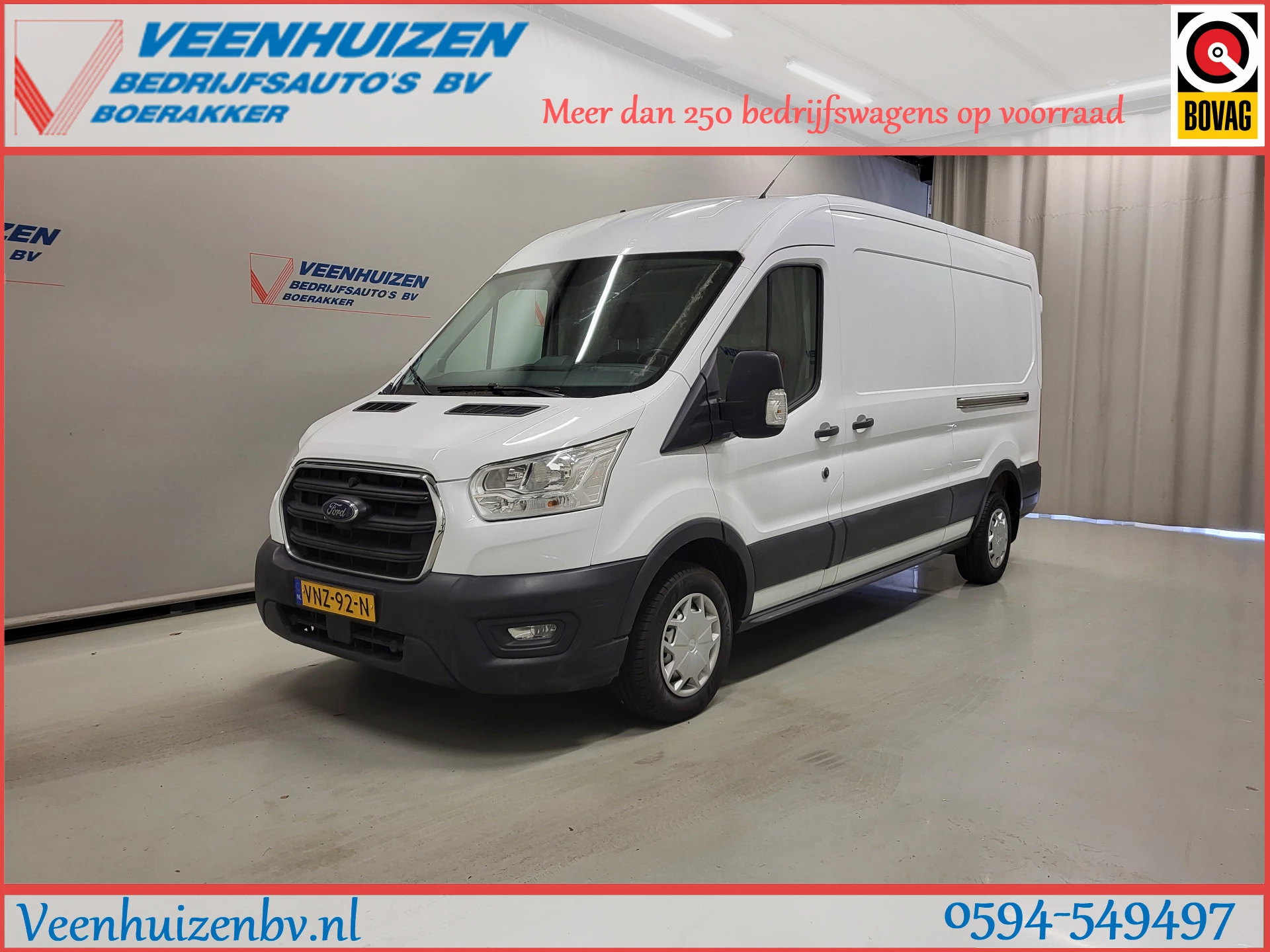 Ford Transit 2022 - 2.0TDCI L3/H2 2X Schuifdeur Euro 6! afbeelding 1