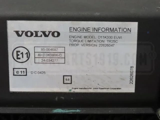 Volvo N/A - 22626047 Motor D11K330 E6 imagem 3