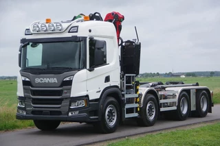 Scania P 2026 - P460 8x4 WSG 43-ton met Palfinger Q200Z95TR epsilon kraan en 30-tons VDL haakarm immagine 1