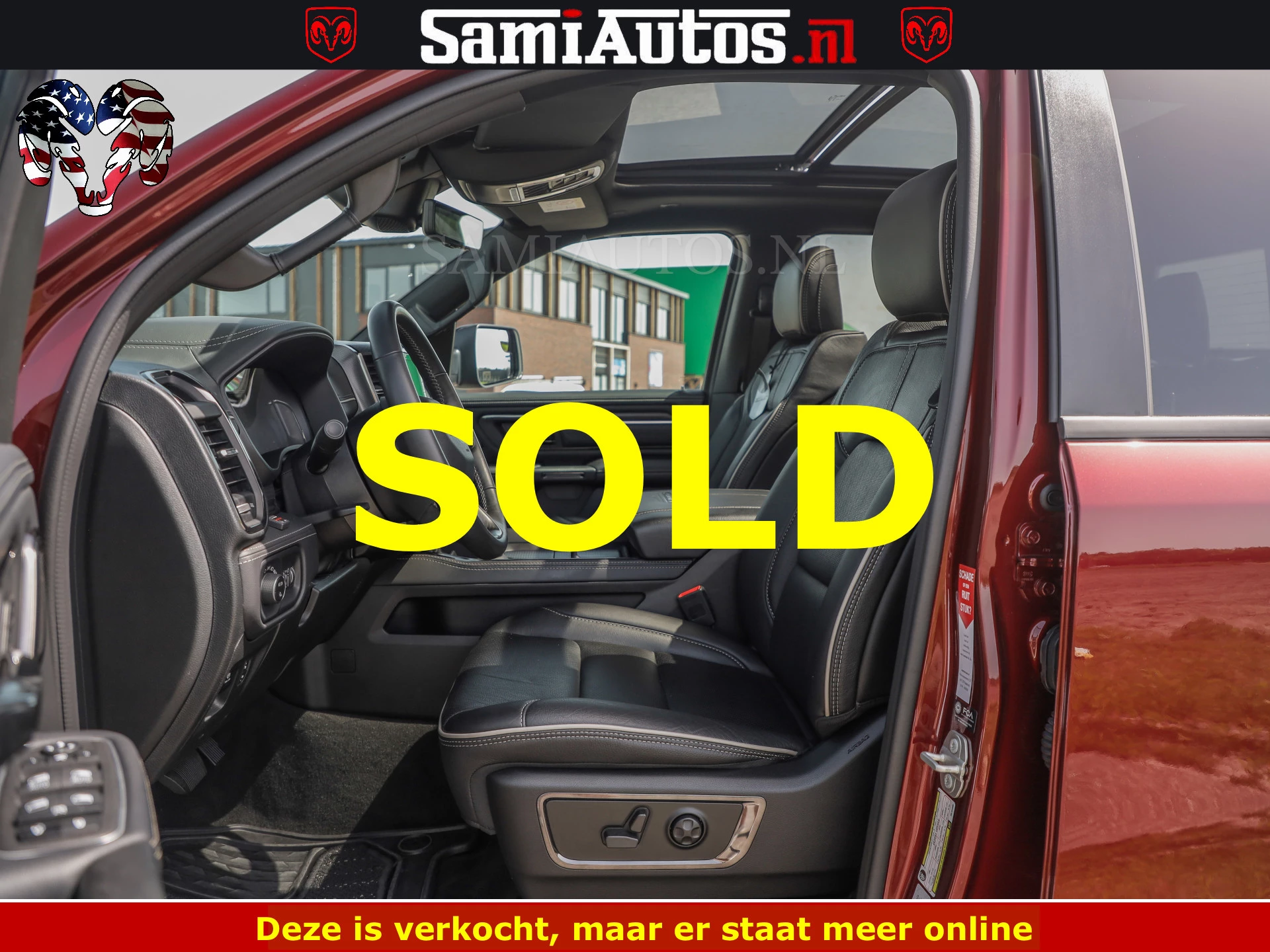Dodge Ram Pick-Up 2024 - DELMONICO | LIMITED NIGHT 5.7 V8 | BOM VOL | HUD | LUCHTVERING | MEEST LUXE DUBBELE CABINE | 5 PERSOONS | obrázek 10