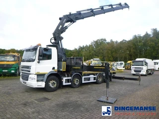 DAF CF 85.410 8X2 RHD + Hiab XS855 EP6 Hipro 2013 na sprzedaż