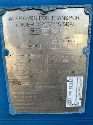 Onbekend N/A 2021 - nice 20FT DV 8'6" container with valid CSC: 02/2028 / 2x available image 15