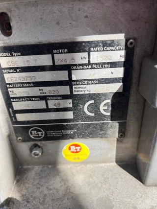 CESAB CBE 15T 2004 - CESAB CBE 15T electric / triplex / sideshift obrazek 14