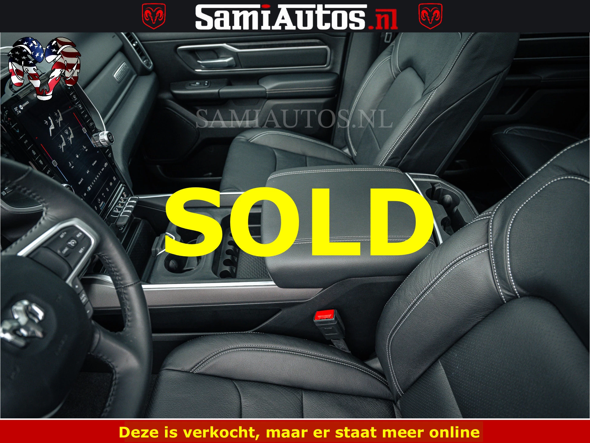 Dodge Ram Pick-Up 2024 - SPORT | 5.7 V8 4x4 HEMI | PANORAMA DAK | GROOTSCHERM 12 INCH | LPG | Diamond Black Pearl | obrázek 32