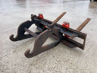Palletvorken kraan 155cm 100cm CW30 aansluiting afbeelding 3 miniatuur