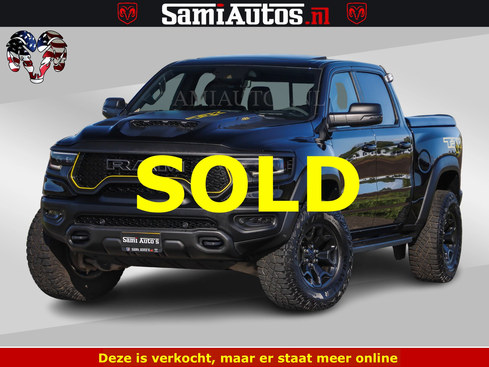 Dodge Ram Pick-Up 2023 - TRX BLACK OPS HELLCAT | 6.2 V8 712PK SUPERCHARGER | FULLY LOADED | CARBON | BLACK ON BLACK | obrázek 1