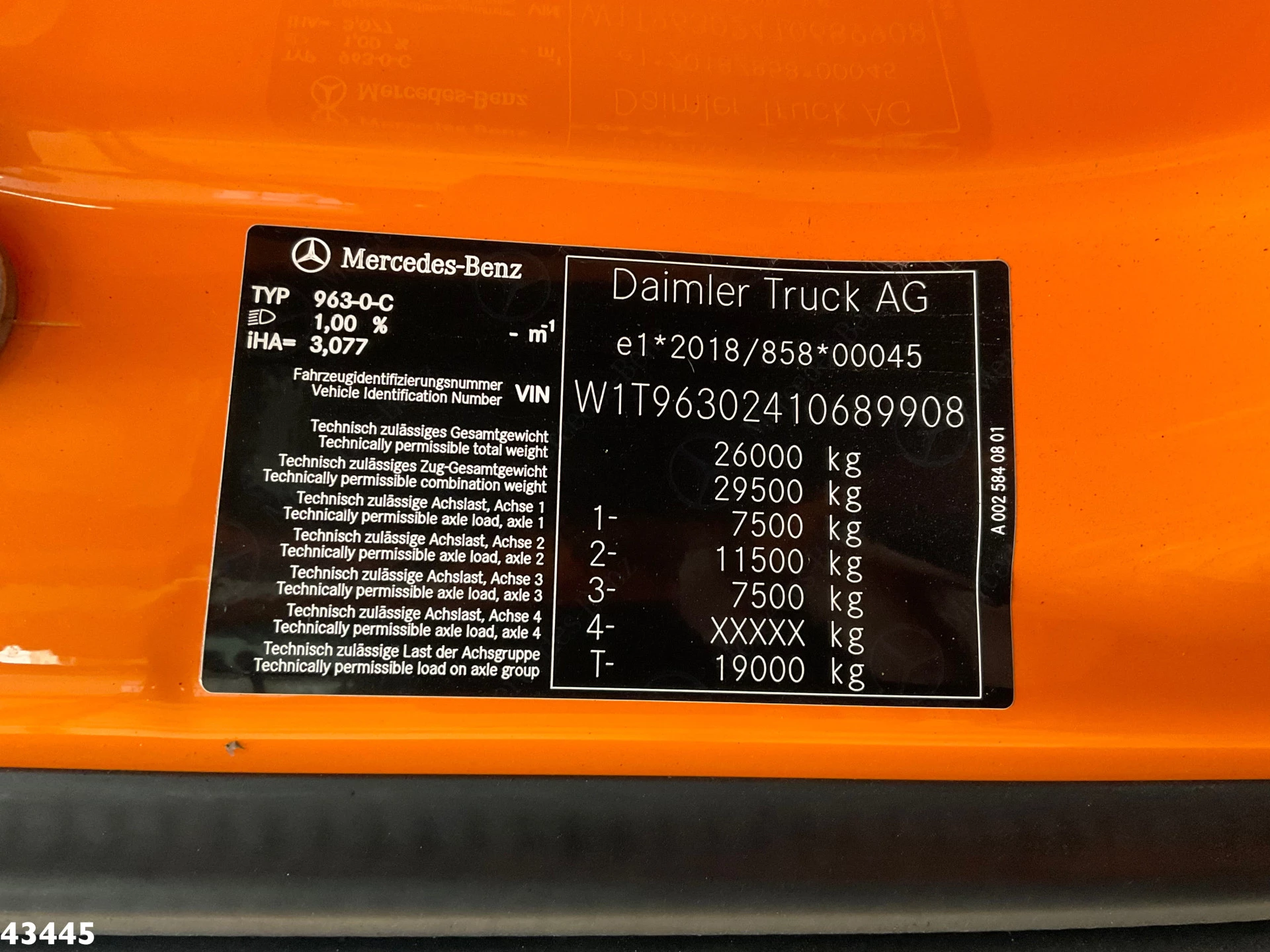 Mercedes-Benz Actros 2024 - 2533 Terberg RosRoca 21m³ Bild 17