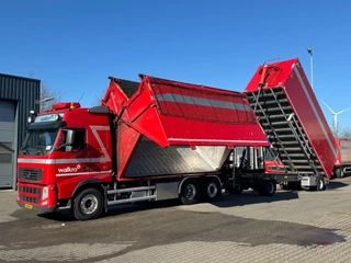 Volvo FH 2013 - 460 Side Tipper with Crane + Trailer imagen 2