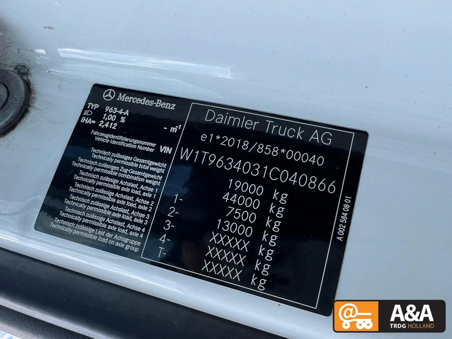 Mercedes-Benz Actros 2022 - 1845 LS afbeelding 3