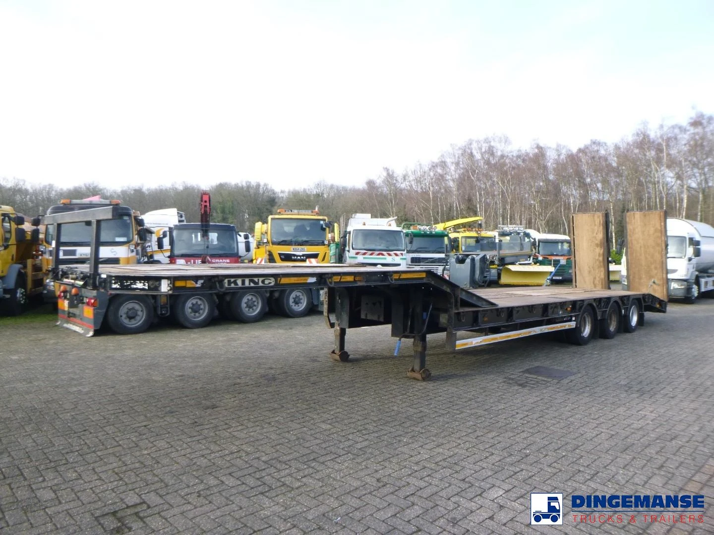 King 3-axle lowbed trailer GTS44 2008 zdjęcie 1