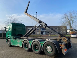 Scania R 2015 - R520 V8 / 8X4 / BIG AXLE / AJK HOOKLIFT 30TON / LIFT+LENKACHSE / NAVI / LEATHER / FULL-AIR / AUTOMATIC / EURO-6 / 2015 imagen 3