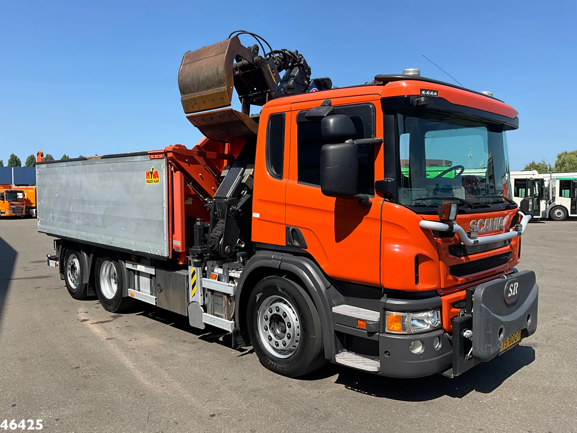 Scania P 2013 - 320 HMF 14 Tonmeter Z-kraan Just 227.472 km! afbeelding 5