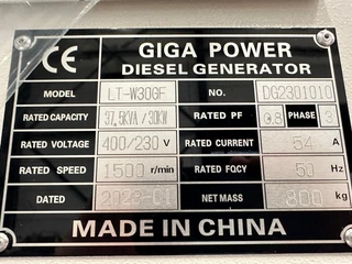 Giga power LT-W30GF 37.5 kVA silent generator 2023 - N/A bild 18