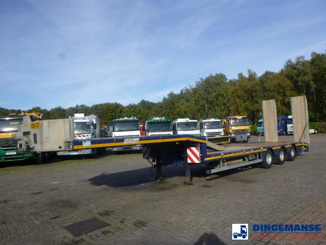 Faymonville 3-axle semi-lowbed trailer 50T + ramps 2019 imagen 1
