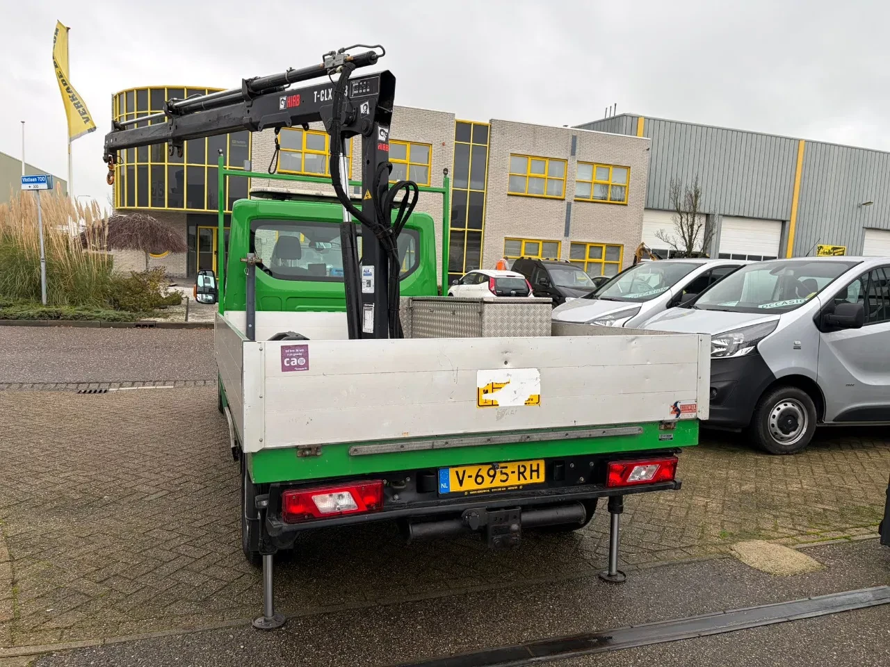 Ford Transit 2018 - 350 2.0TDCI Openlaadbak HIAB T-CLX013 Kraan Airco Cruisecontrol Trekhaak afbeelding 8