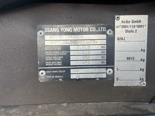 SsangYong Korando 2004 - TD 2.9 HR 4x4 Airco Cruisecontrol Trekhaak imagen 7