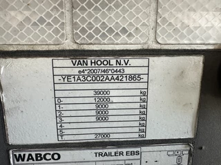Van Hool N/A 2015 - 20FT/30FT ADR CHASSIS / galvanized / BPW DRUM / ADR / NL-chassis / APK+ADR: 08-2026 image 25
