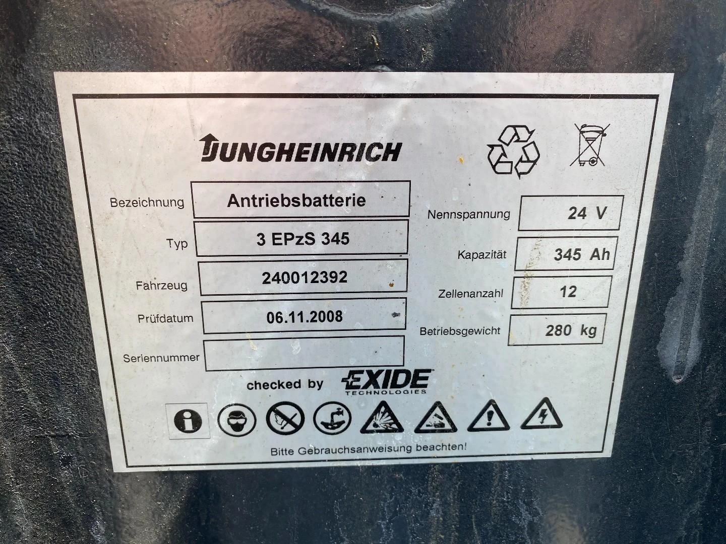 Jungheinrich EJC12 2003 afbeelding 8