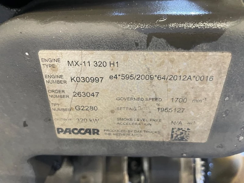 DAF 2014 - MX-11 320 H1 MEB zdjęcie 4