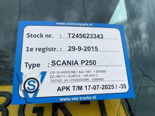 Scania P 2015 - P250 / NL TRUCK / LWDS / FULL-AIR / GOOD CONDITION / AUTOMATIC / EURO-6 / 2015 obrazek 26