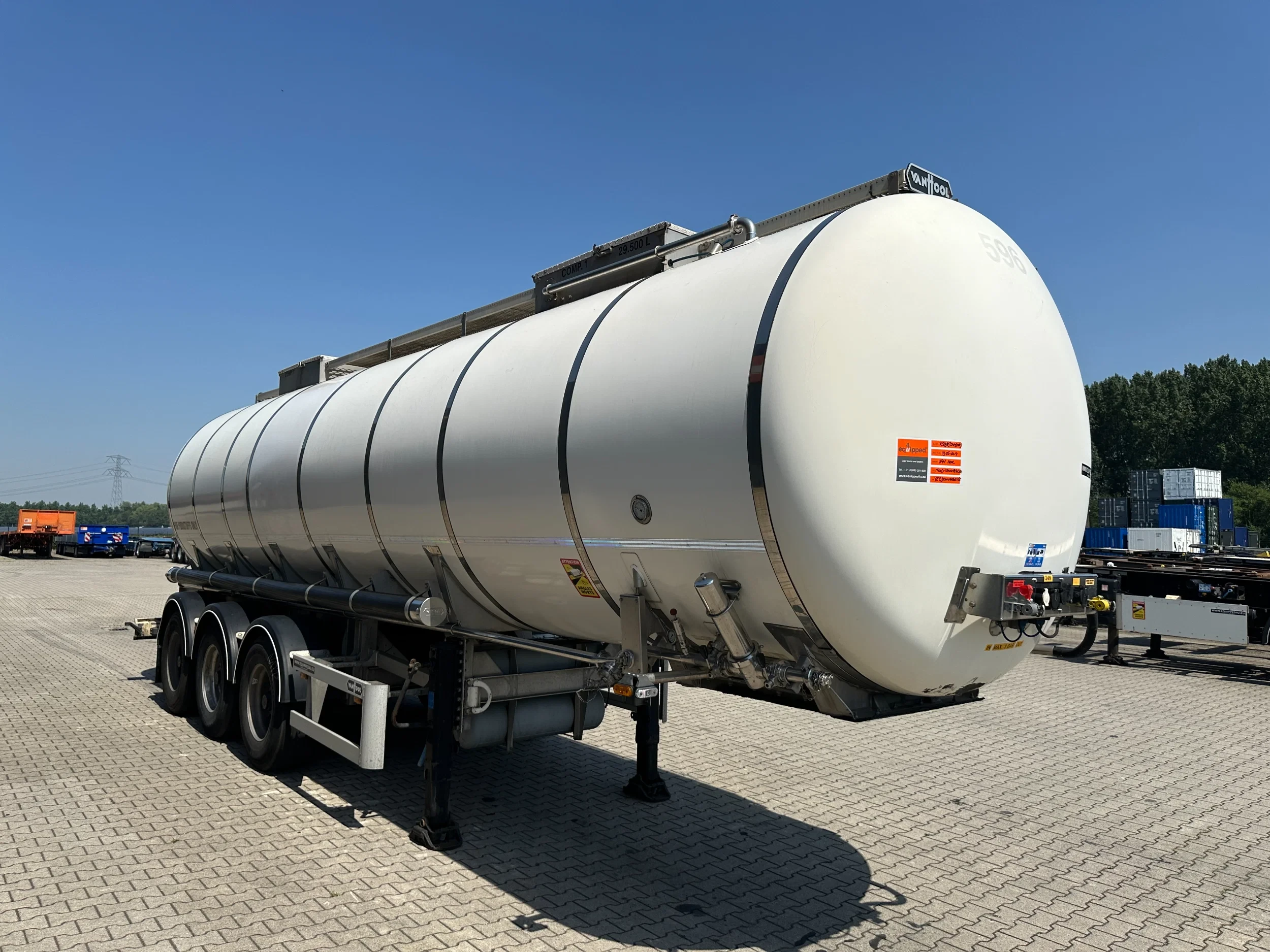 Van Hool 2014 - FOOD / LEBENSMITTEL / empty weight: 5.860kg / 29.500L / 1-comp.+ 1 baffel / discbrakes / NL / APK: 05/2027 afbeelding 10