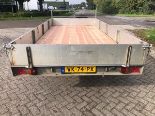 Trailer N/A 1993 - 2 As Tandem as Aanhangwagen Open, WK-74-PX image 2