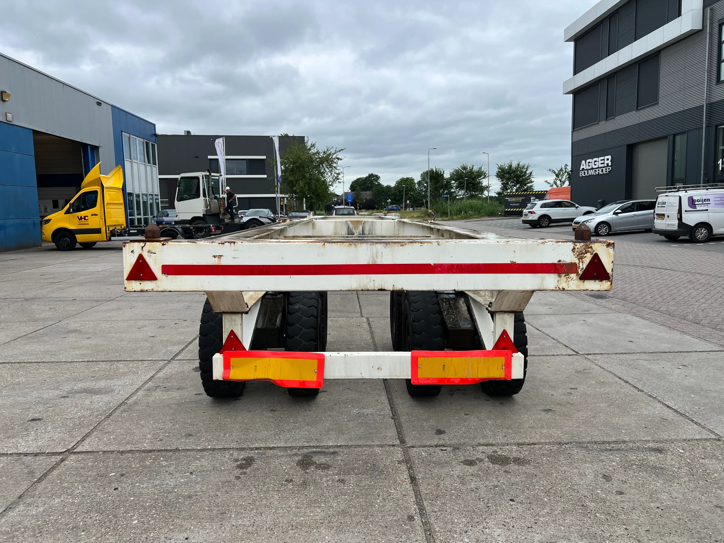 Buiscar - HD / 20 FT - 40 FT - 45 FT / Skeletal / Port Trailer afbeelding 2