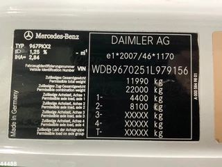Mercedes-Benz Atego 2015 - 1218 Euro 6 Manual 7 Ton haakarmsysteem image 19