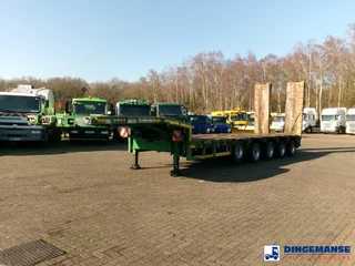 Goldhofer 5-axle semi-lowbed trailer 80 t ext. 2012 zu verkaufen