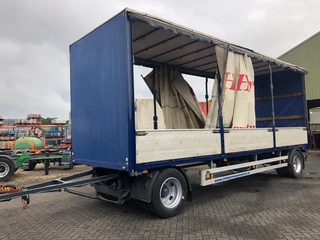 Tracon N/A 2005 - UDEN TA.1010 2 As Vrachtwagen Aanhangwagen Schuifzeil, WP-SX-96 obrazek 1