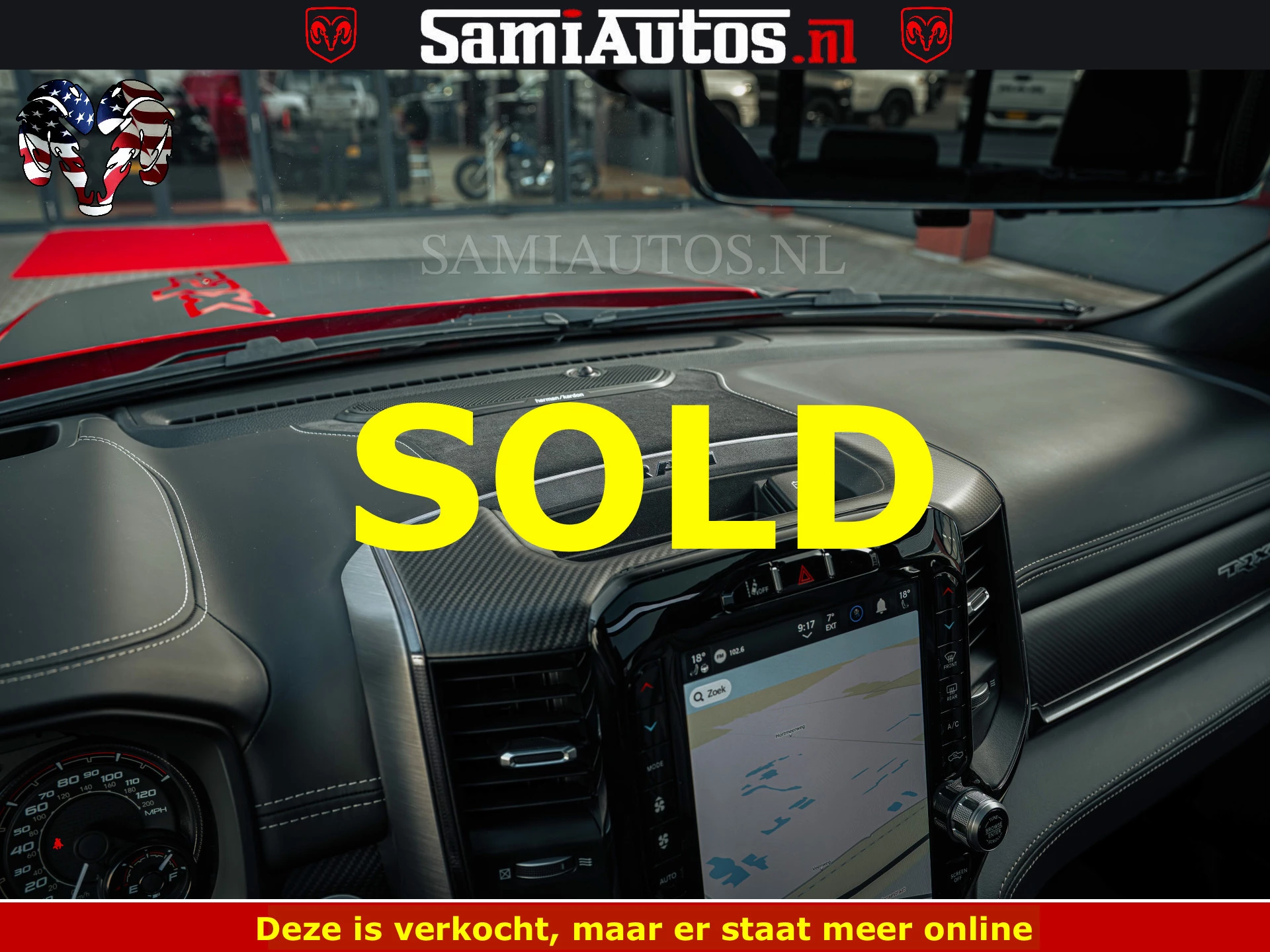 Dodge Ram Pick-Up 2023 - TRX HELLCAT | 6.2 V8 702PK | FLAME RED | BOM VOL | CARBON | RAMBAR | HUD | LPG | BEAD-LOCK WHEELS | immagine 83