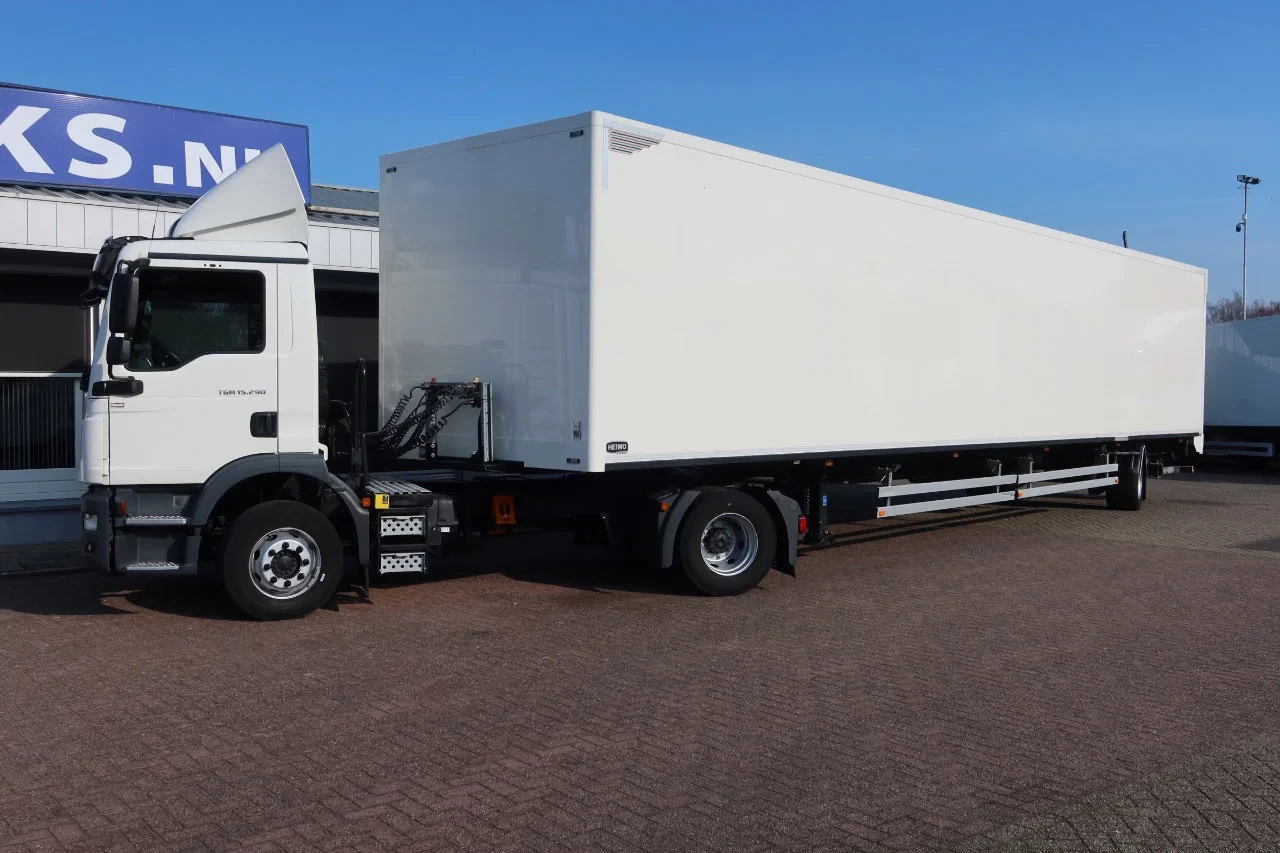 HEIWO TGM 15.290 2020 - Trekker + Heiwo city trailer geïsoleerd + klep 2500 kg afbeelding 10