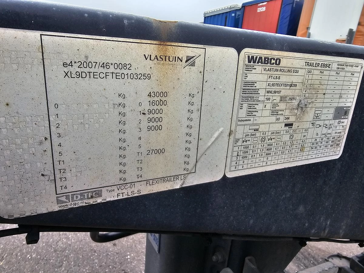 D-TEC FLEXI TRAILER - ALL CONNECTIONS - BPW DRUM - APK/TUV 29-10-2026. 2014 obrázek 12
