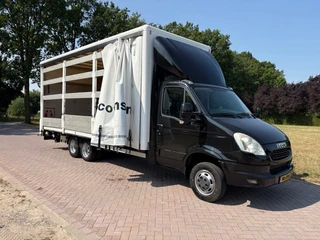 Iveco 50C21 2013 - schuifzeilen Clixtar met laadklep 1000 KG for sale