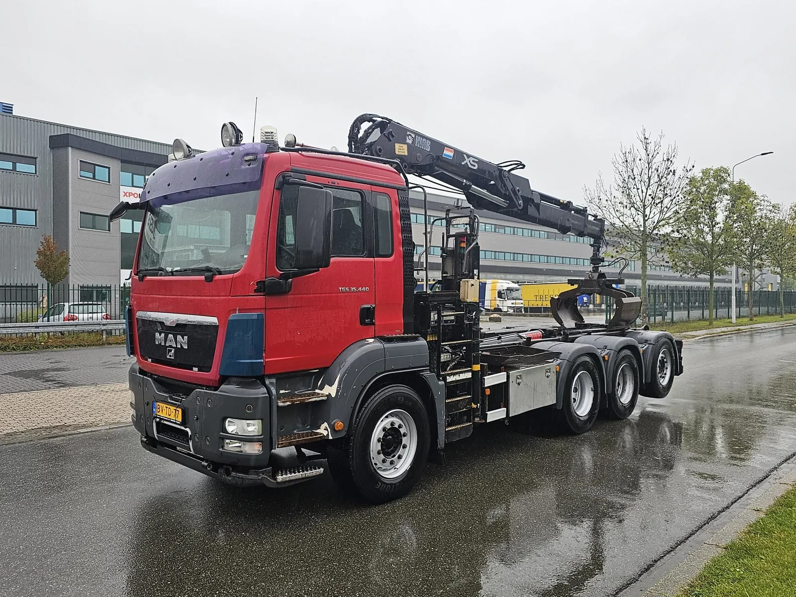 MAN TGS 2009 - 35.440 8x4 HIAB 166 D-2 HIDUO afbeelding 1