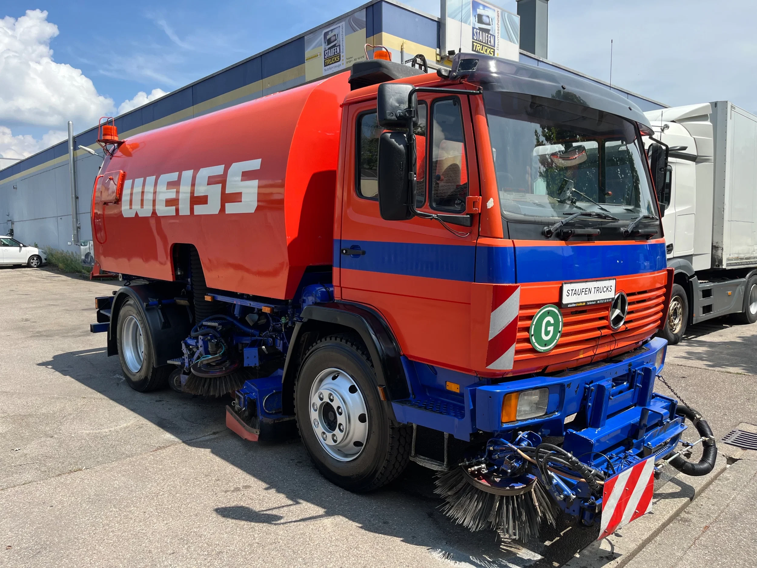 Mercedes-Benz 1317 2000 - KO, Kehrmaschine, Straßenreiniger, selbstf. Arbeitsmaschine afbeelding 4