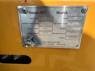 JPC N/A 2025 - KV12, CE, 2025 UNUSED, 180 MM RUBBER TRACKS zdjecie 6