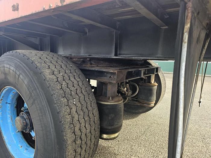 Groenewegen DRO 15-28 | Heavy duty trailer |twistlocks for container 40 ft 2 x 20 ft 20 ft mid.| saf Drum | hardwood floor. 1995 Bild 22