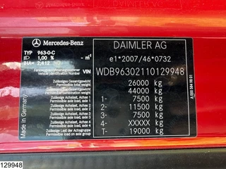 Mercedes-Benz Actros 2017 - 2548 6x2, EURO 6, Lift roof, Combi image 14