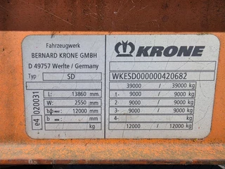 Krone SD - BPW - Disc 2008 - N/A imagen 9