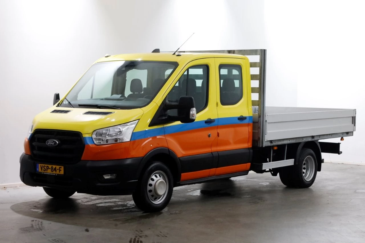 Ford Transit 2022 - 350 2.0 TDCI 130pk D.C. Trend Open Laadbak Trekhaak 3000kg 08-2022 Bild 10