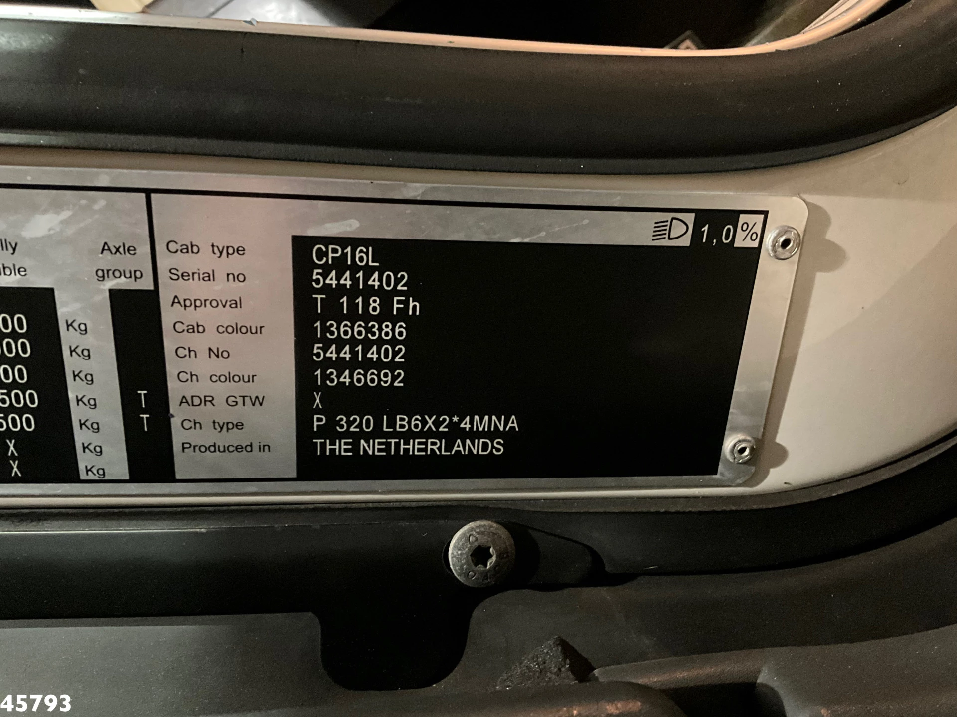Scania P 2017 - 320 Euro 6 HMF 26 Tonmeter laadkraan obrázek 37