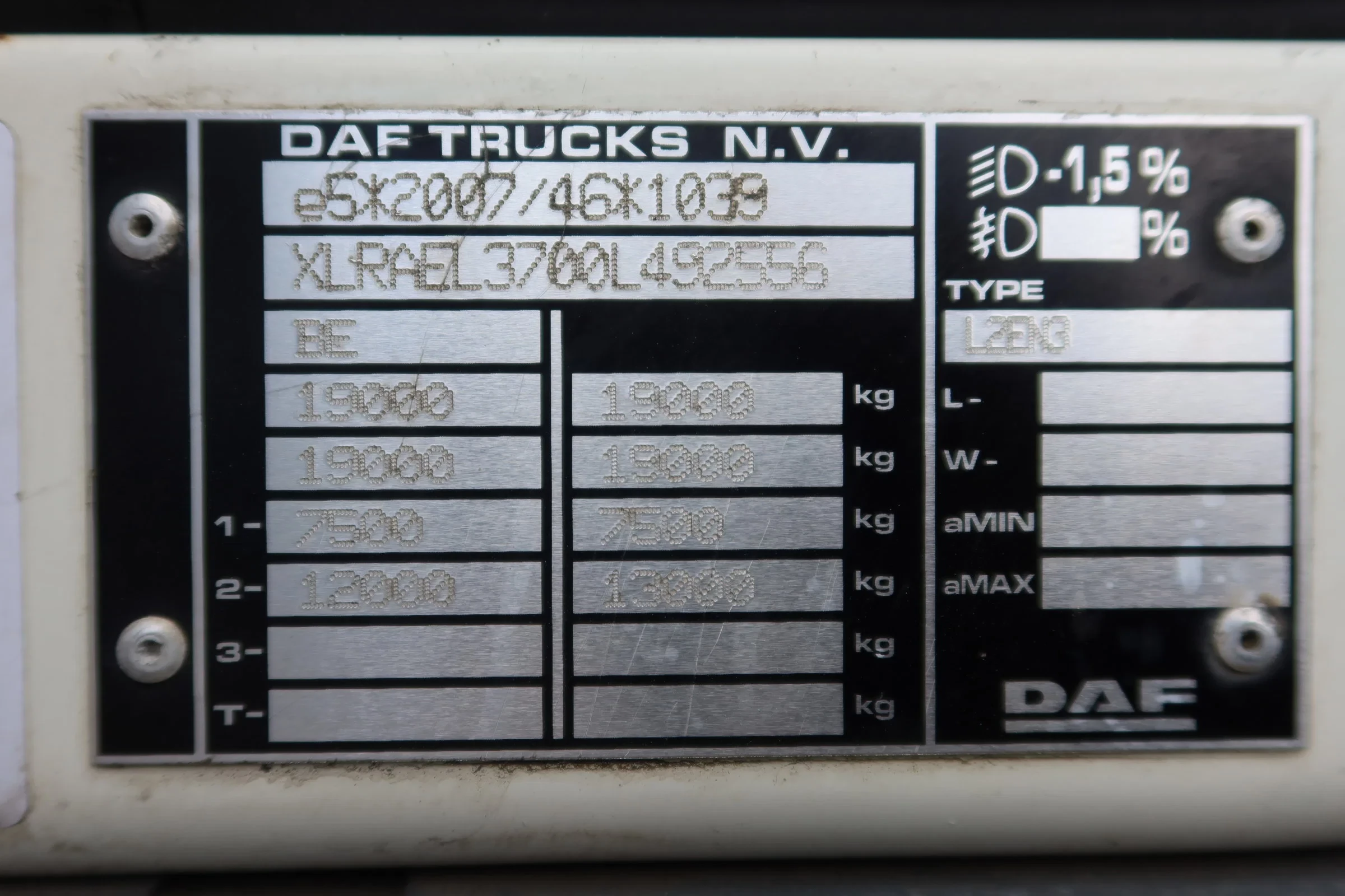 DAF LF 290 2020 - Koel/Vries Carrier + B.A.R. 2.000 kg Klep obrázek 19